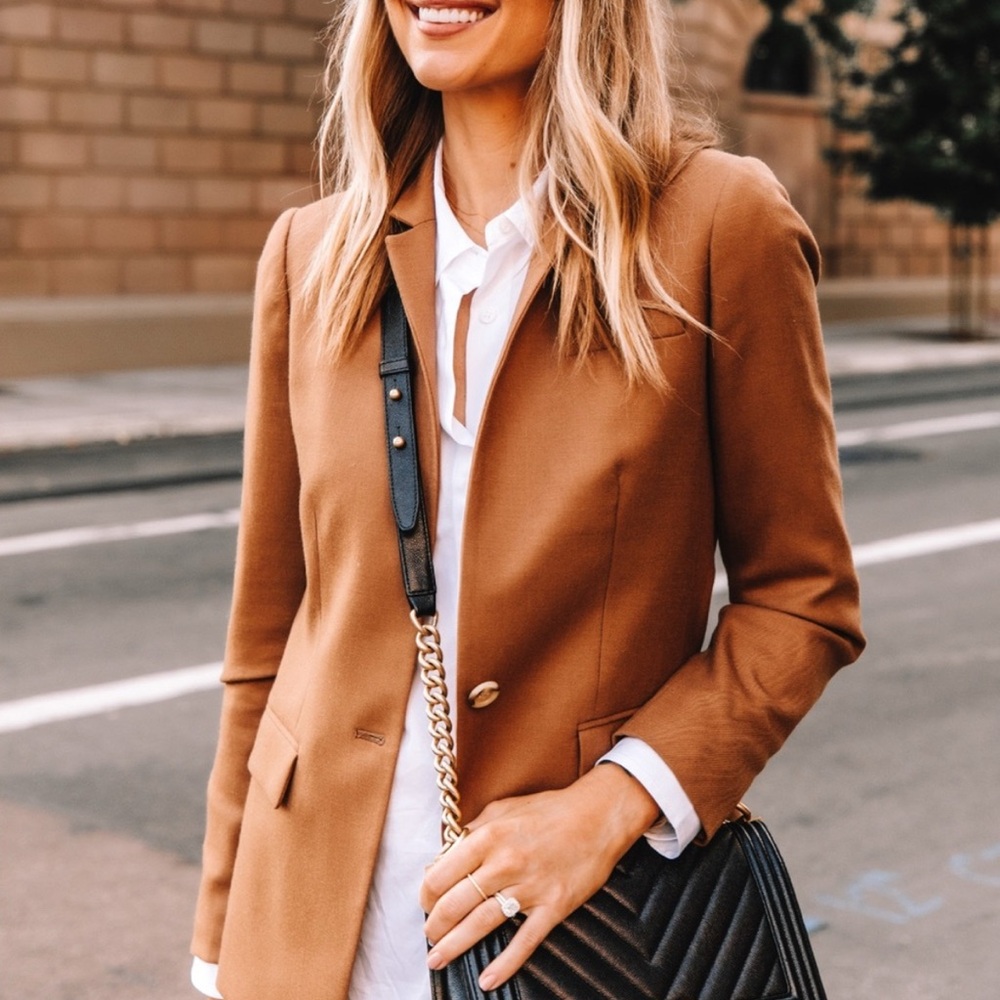 J. Crew Regent Blazer in Wool Flannel